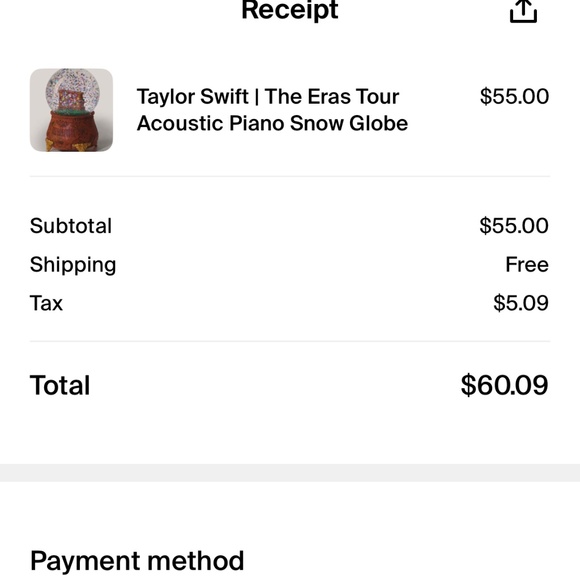 Taylor Swift The Eras Tour Snowglobe Eras Tour Globe Eras Tour Snow Globe NEW - Picture 4 of 4